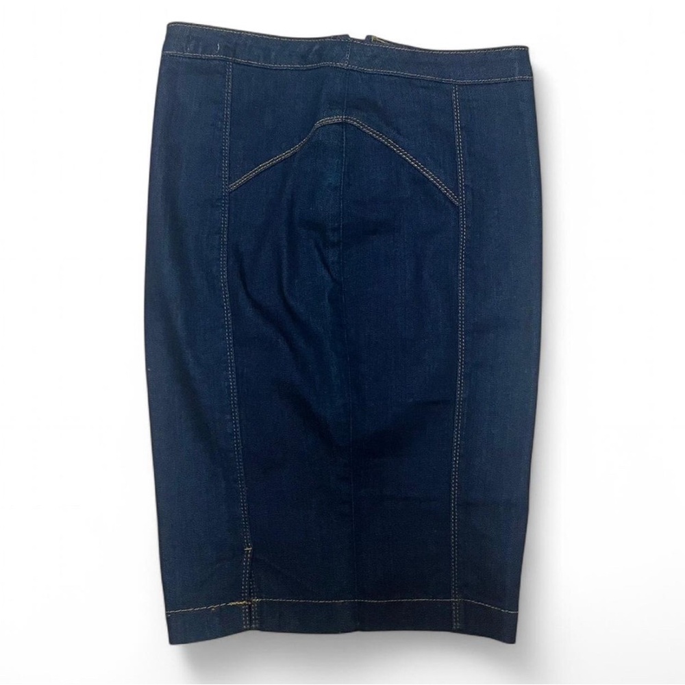 Guess Dark Blue Denim Pencil Skirt